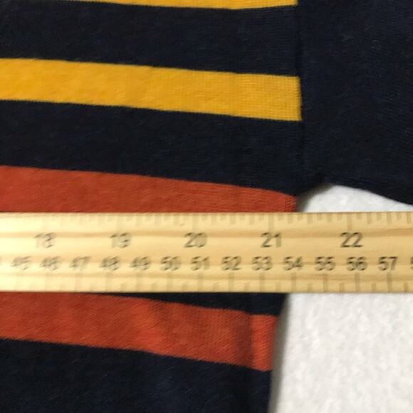 Pendleton merino wool striped rainbow long sleeve crewneck pullover sweater S - Picture 5 of 7